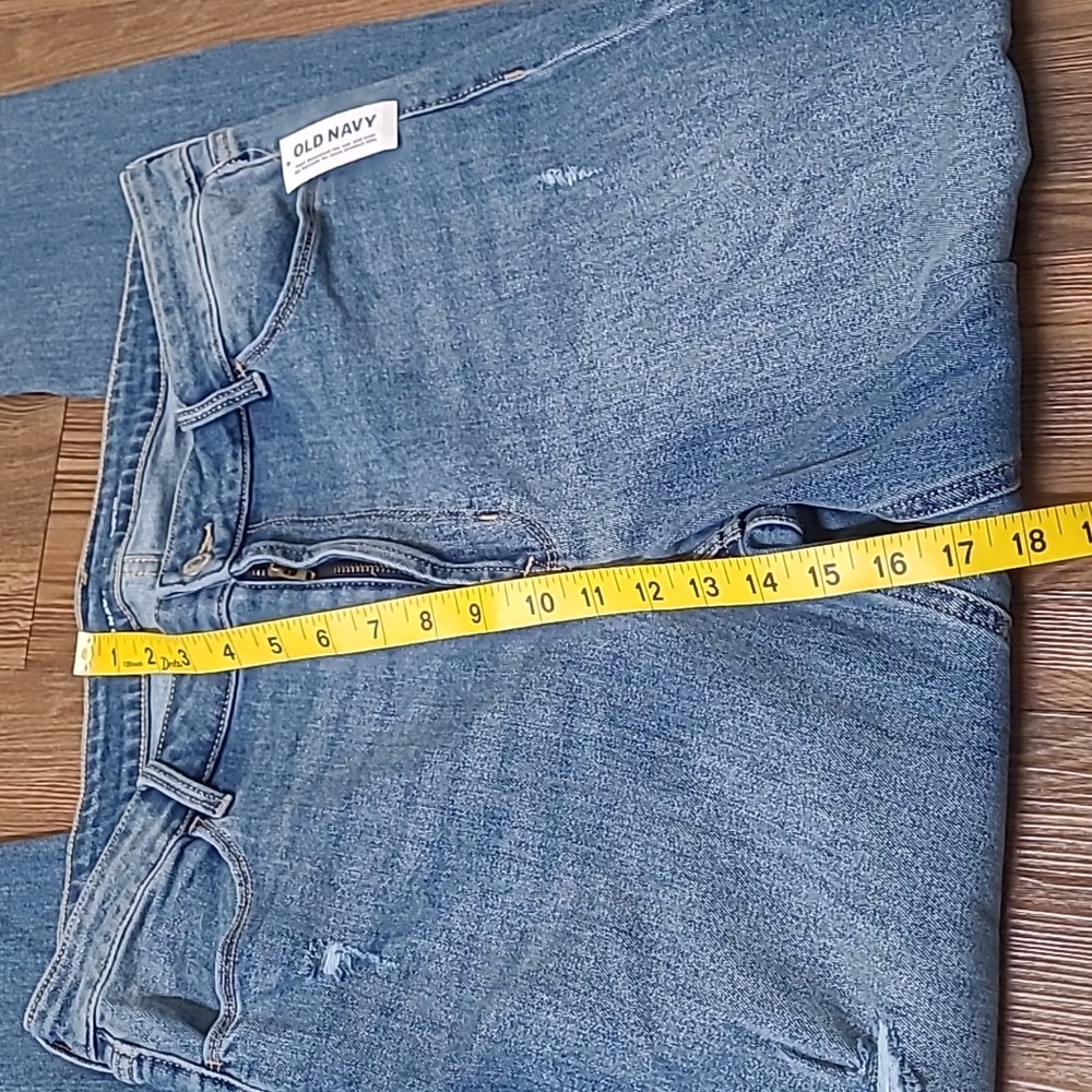 OLNAVY High Rise Blue Jeans for women zise 14. NEW - Picture 4 of 10